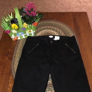 NWT J. Crew black skinny jeans